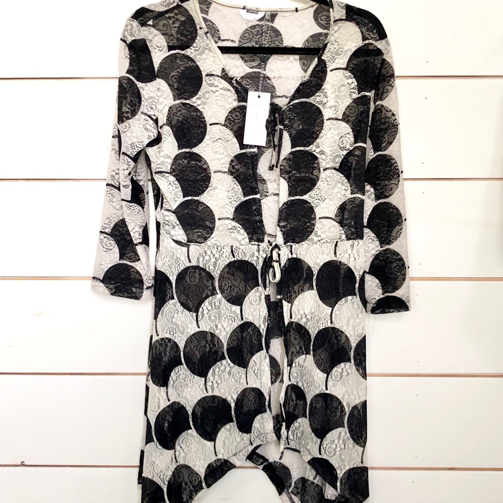 Kaktus polka dot sheer shall